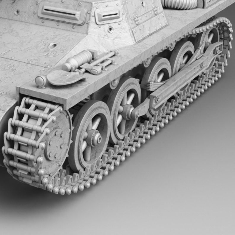 PzKpfw I ausf A  3D print model_15