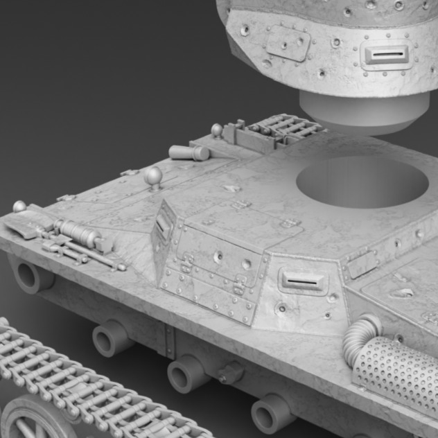PzKpfw I ausf A  3D print model_14