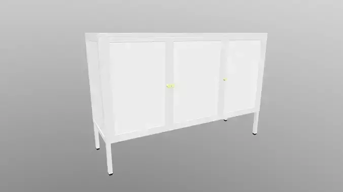 Cabinet with three doors