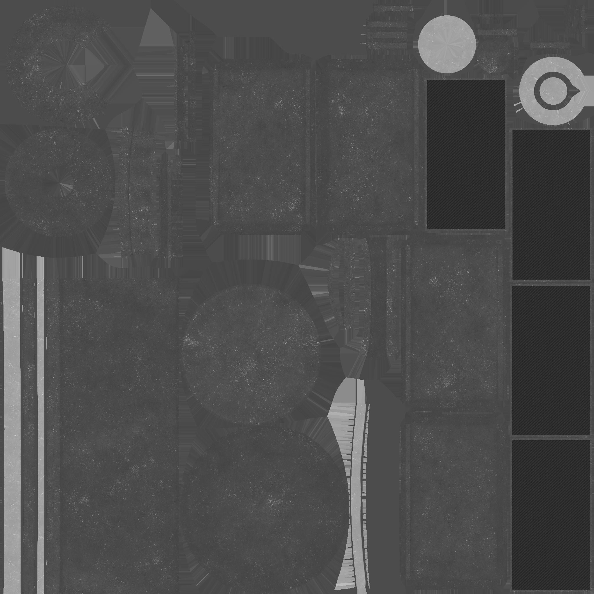 Satellite D06 Steel Black - SciFi Space Design Low-poly 3D model_23