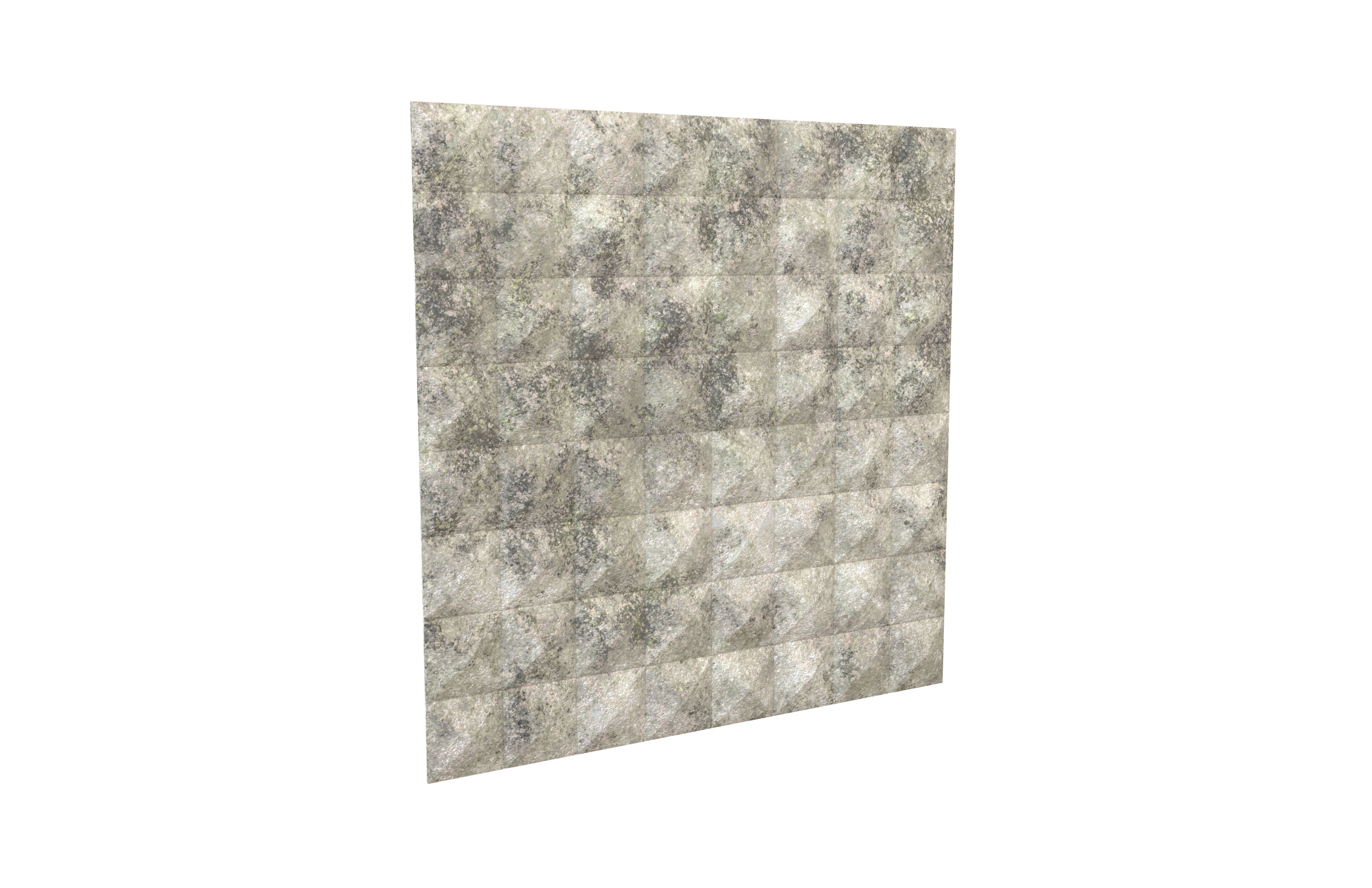 Triangle Grid Pattern Wall Panel V1 001 Low-poly 3D model_2