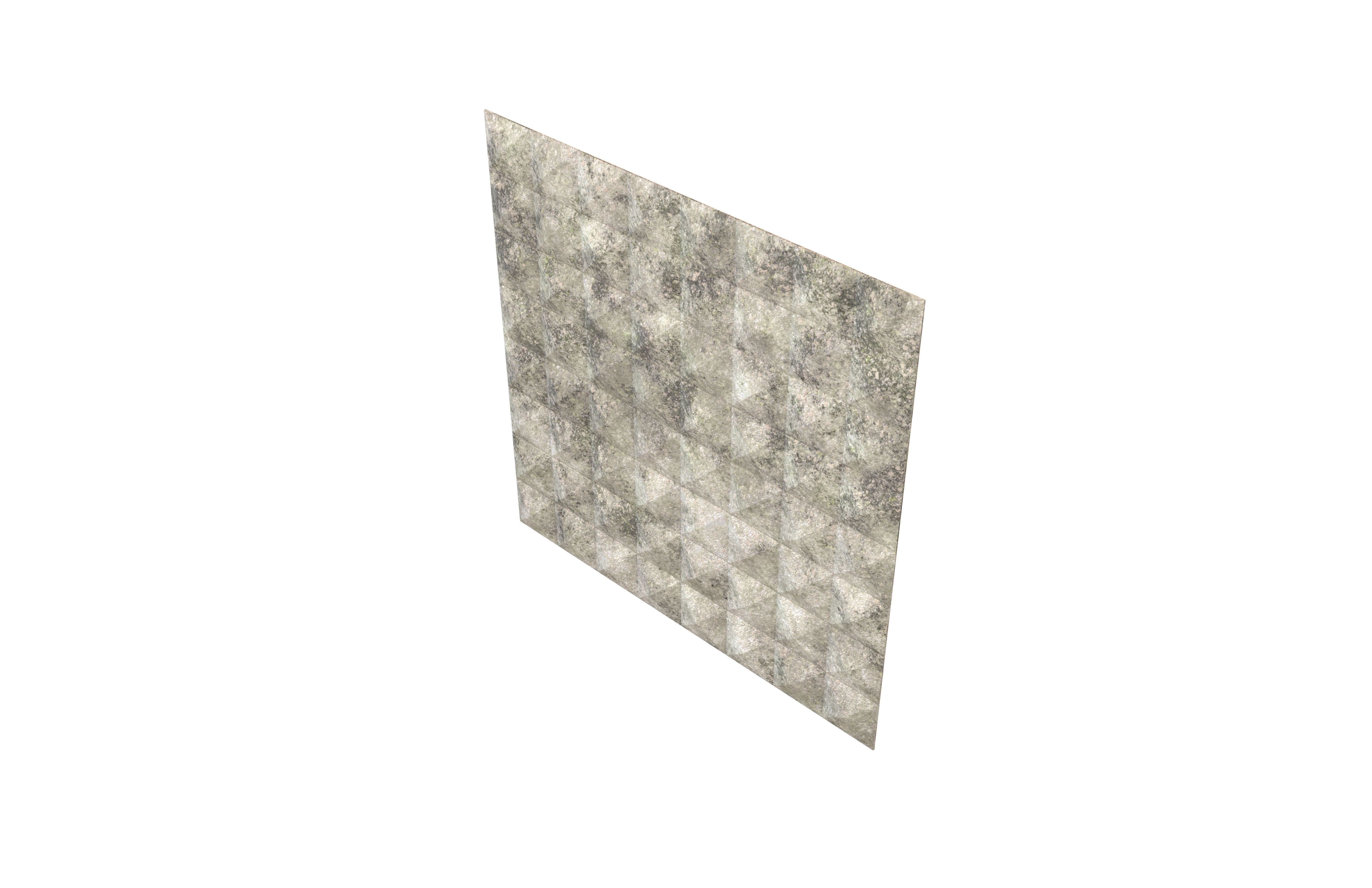 Triangle Grid Pattern Wall Panel V1 001 Low-poly 3D model_3