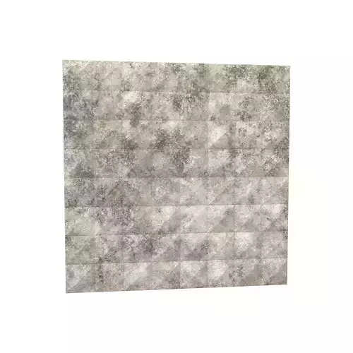 Triangle Grid Pattern Wall Panel V1 001 Low-poly 3D model