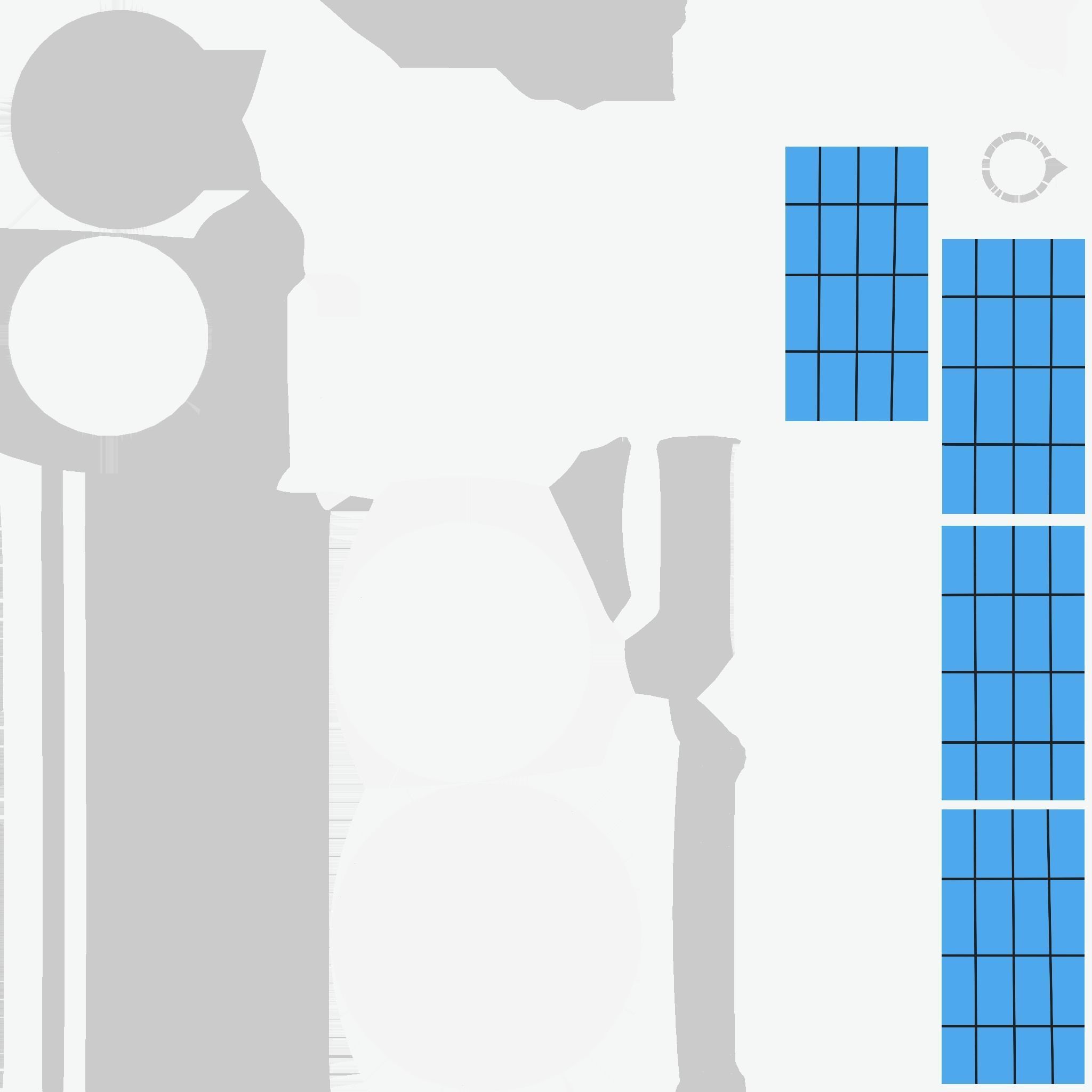 Satellite D08 Aluminum - SciFi Space Design Low-poly 3D model_20