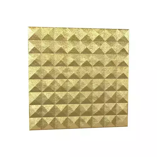 Triangle Grid Pattern Wall Panel V1 002 Low-poly 3D model