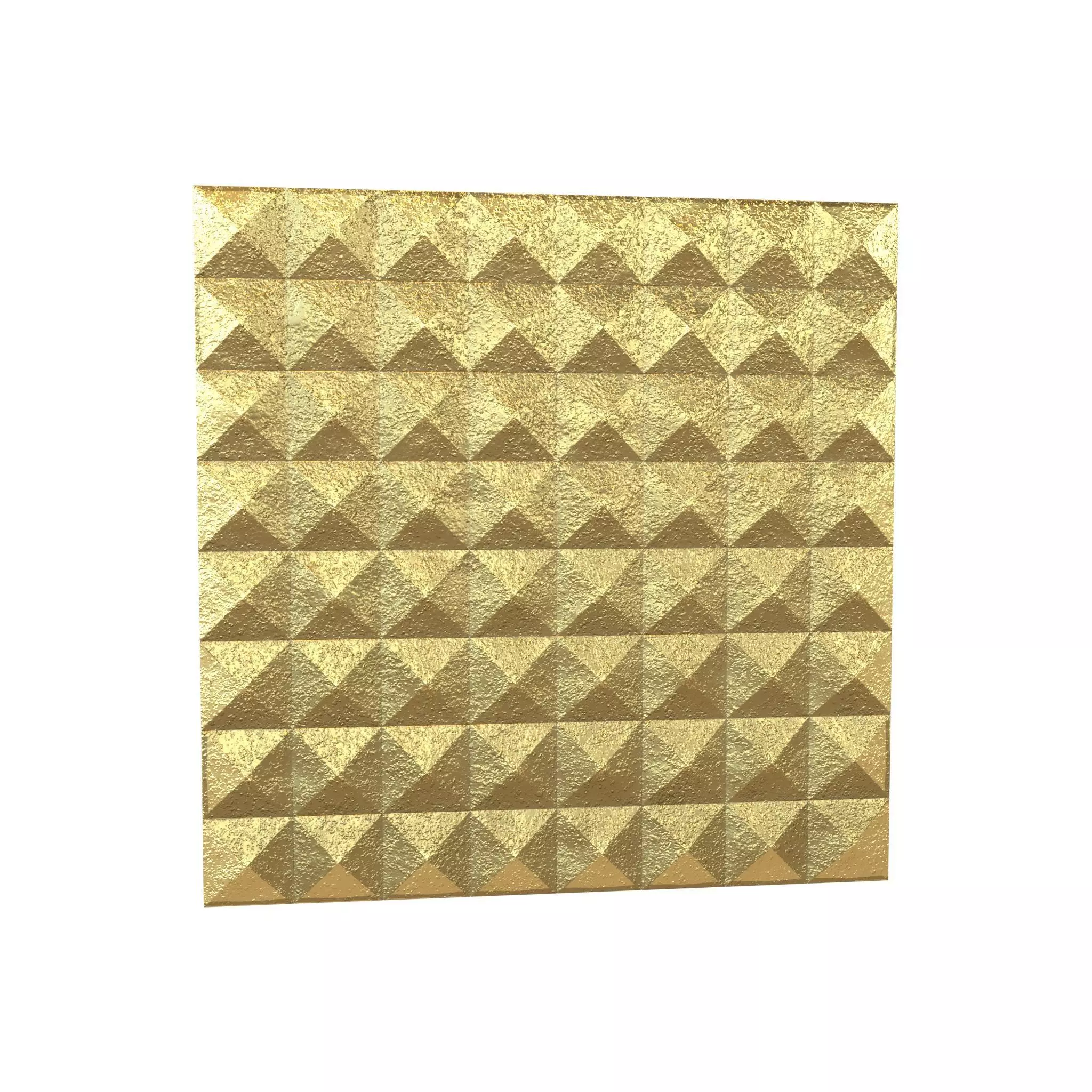 Triangle Grid Pattern Wall Panel V1 002 Low-poly 3D model_0