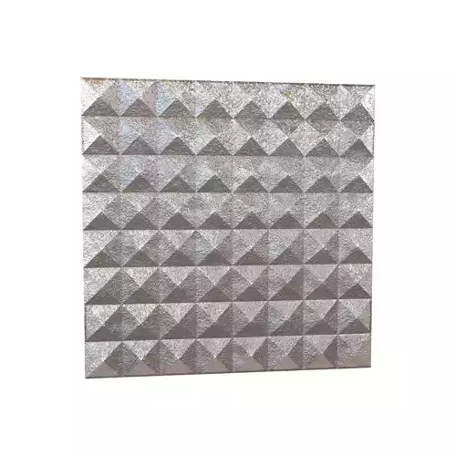 Triangle Grid Pattern Wall Panel V1 003 Low-poly 3D model