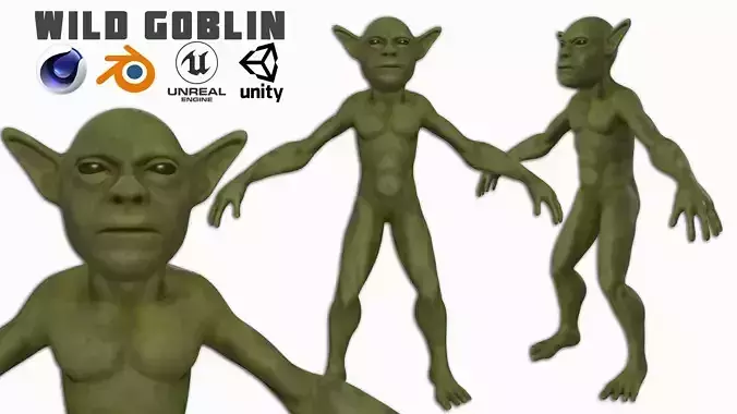 Wild Goblin with control rig I Epic skeleton