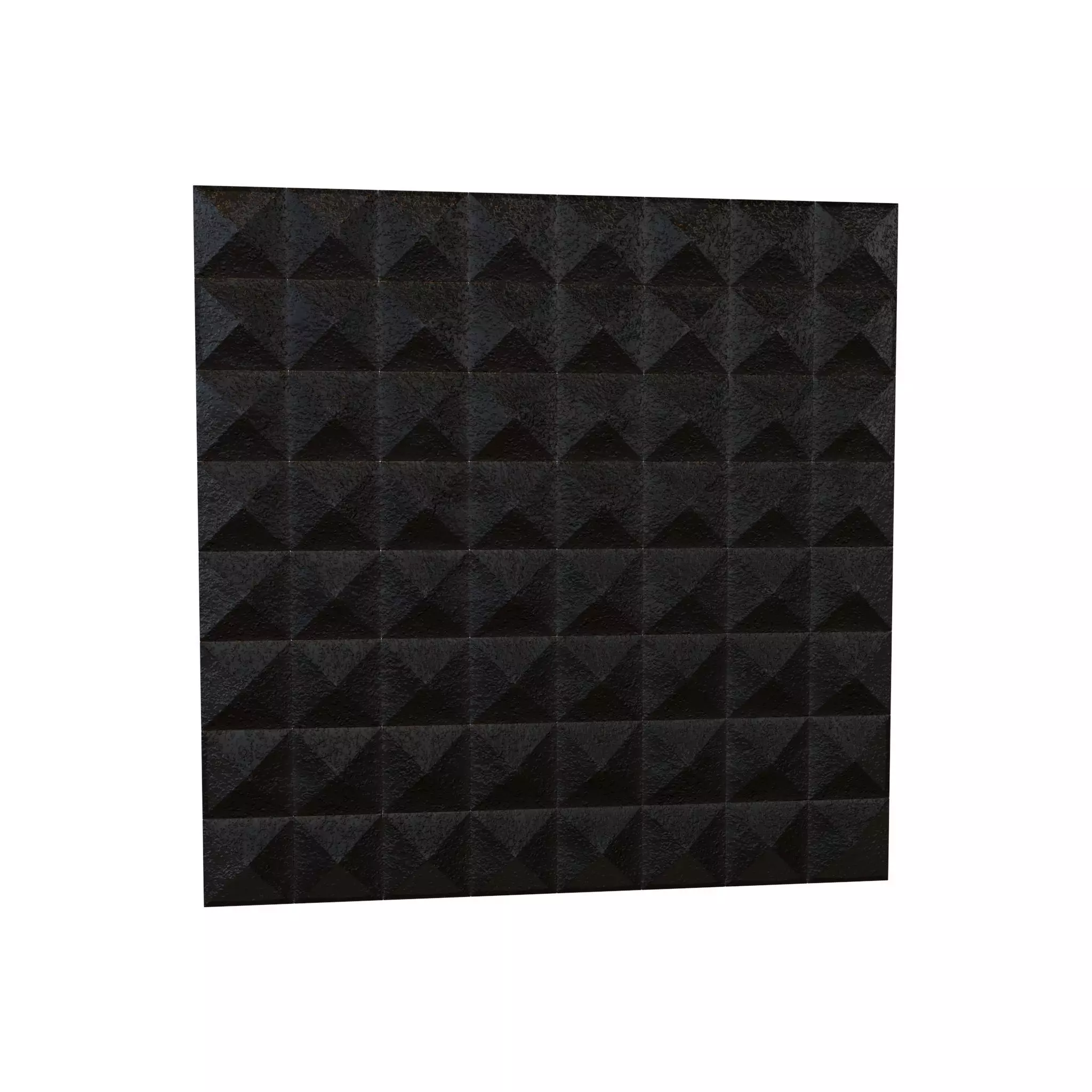 Triangle Grid Pattern Wall Panel V1 004 Low-poly 3D model_0