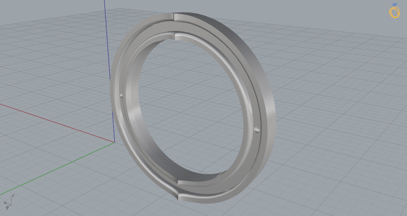 Bvlgari Ring 3D print model_11