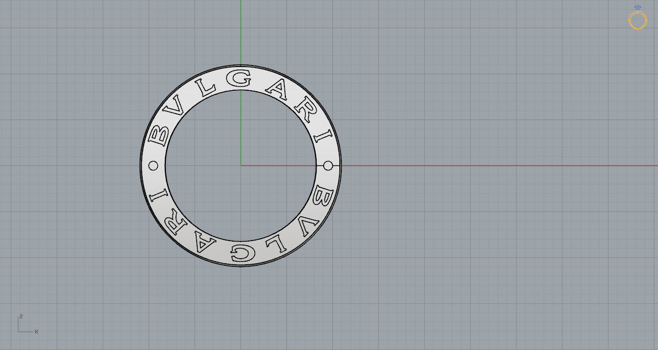 Bvlgari Ring 3D print model_7