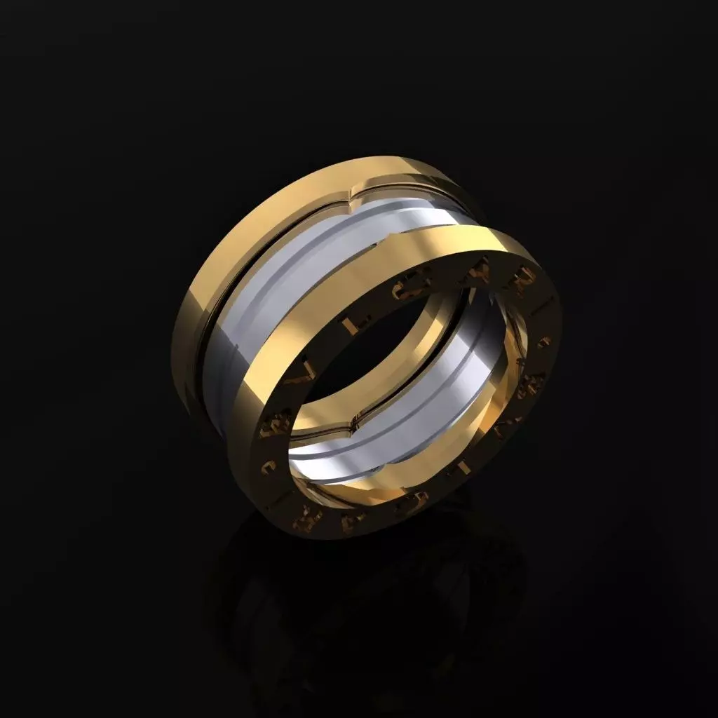 Bvlgari Ring 3D print model_0
