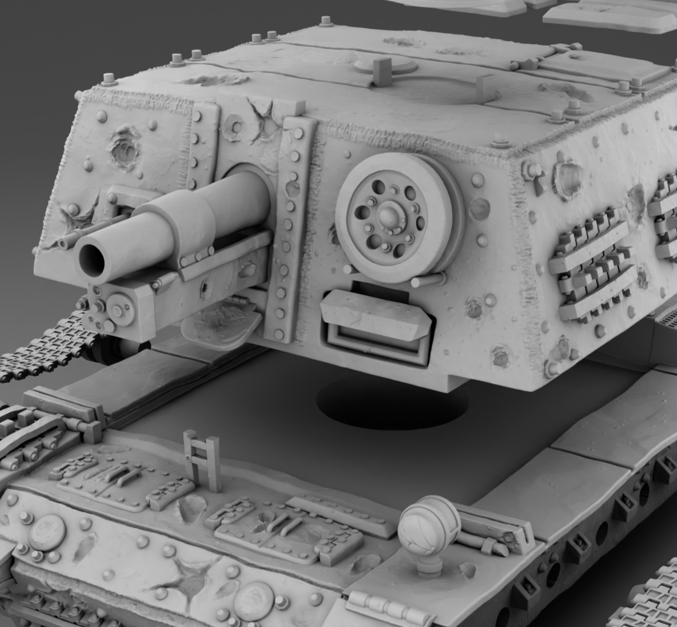 German Tank Stug-33 3D print model_12