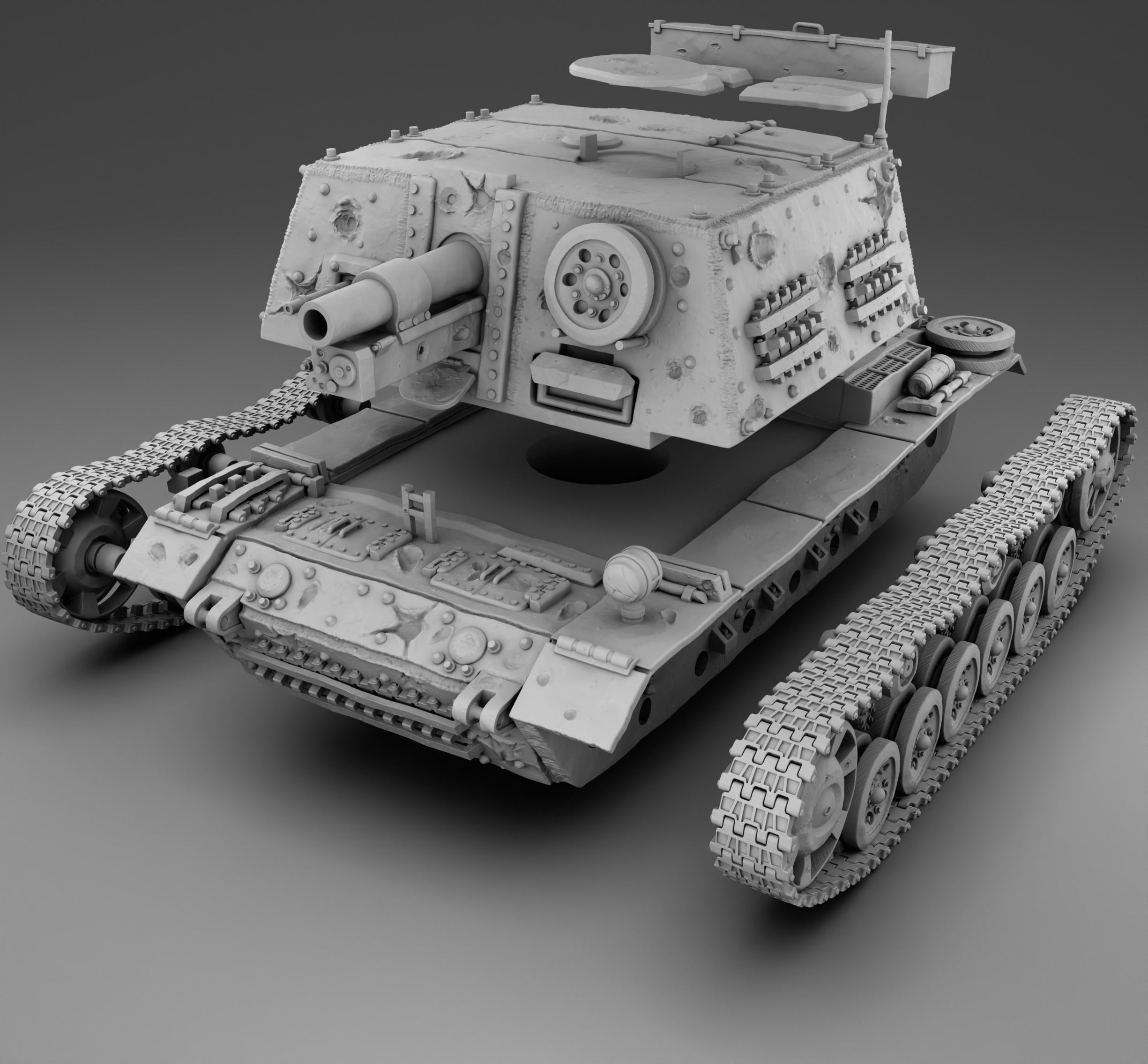 German Tank Stug-33 3D print model_2
