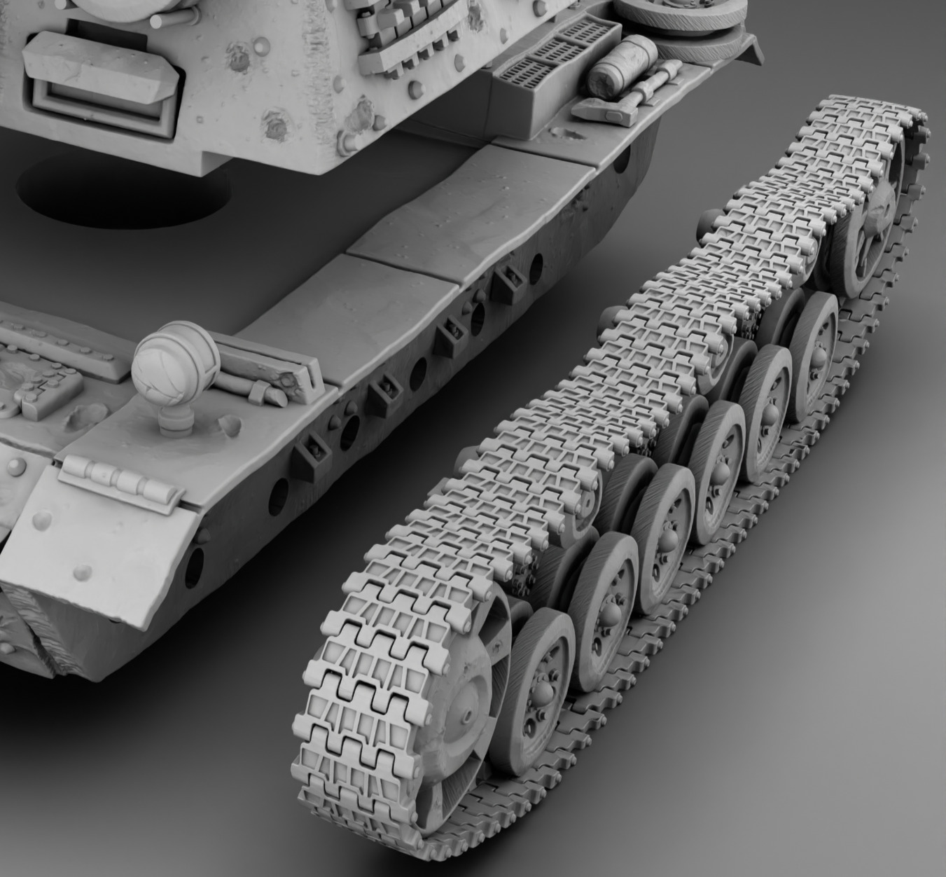 German Tank Stug-33 3D print model_13