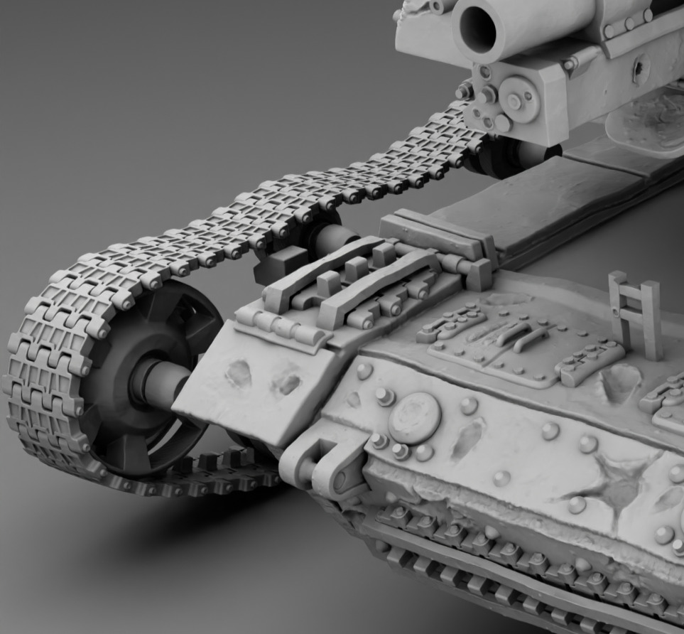 German Tank Stug-33 3D print model_14