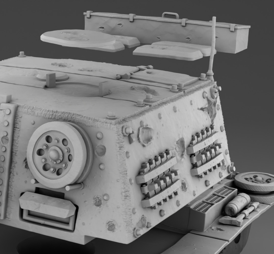 German Tank Stug-33 3D print model_11