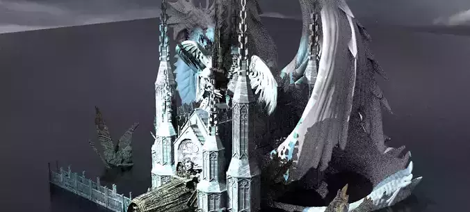 Dragon King Towers Cathedral Kit bash