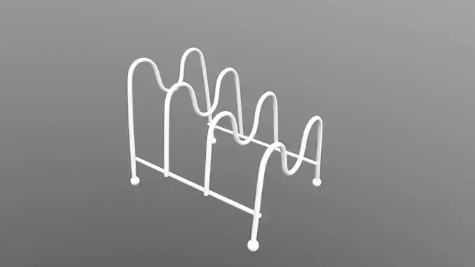 Commodity Shelf Storage Rack 3D model