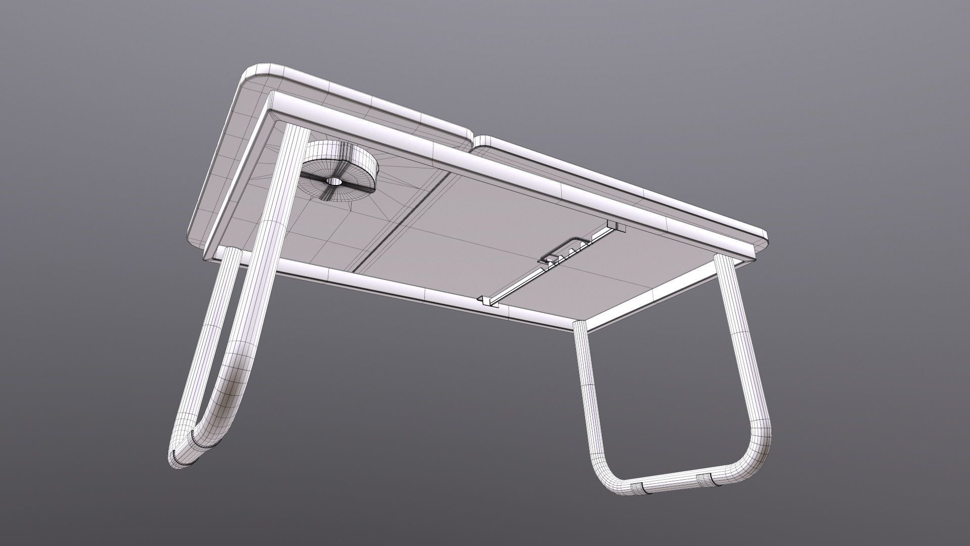 Computer Table 3D model_17