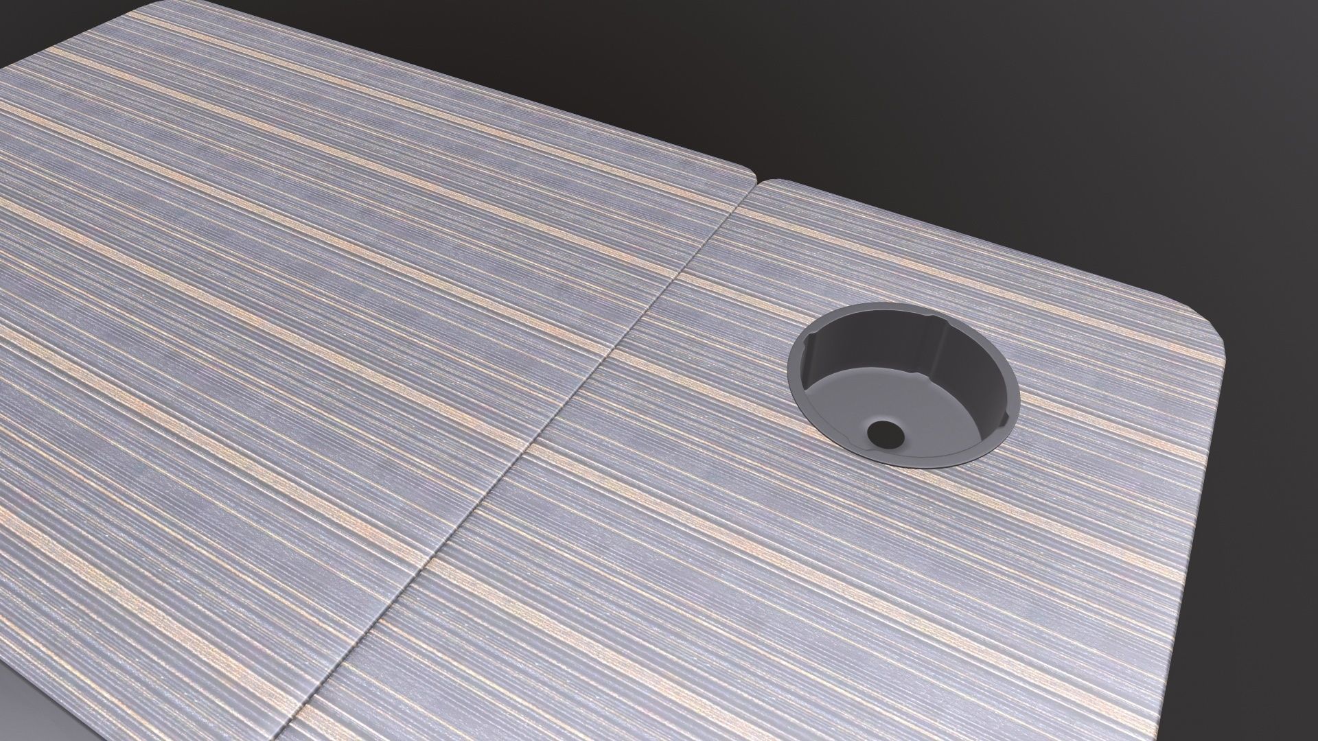 Computer Table 3D model_9