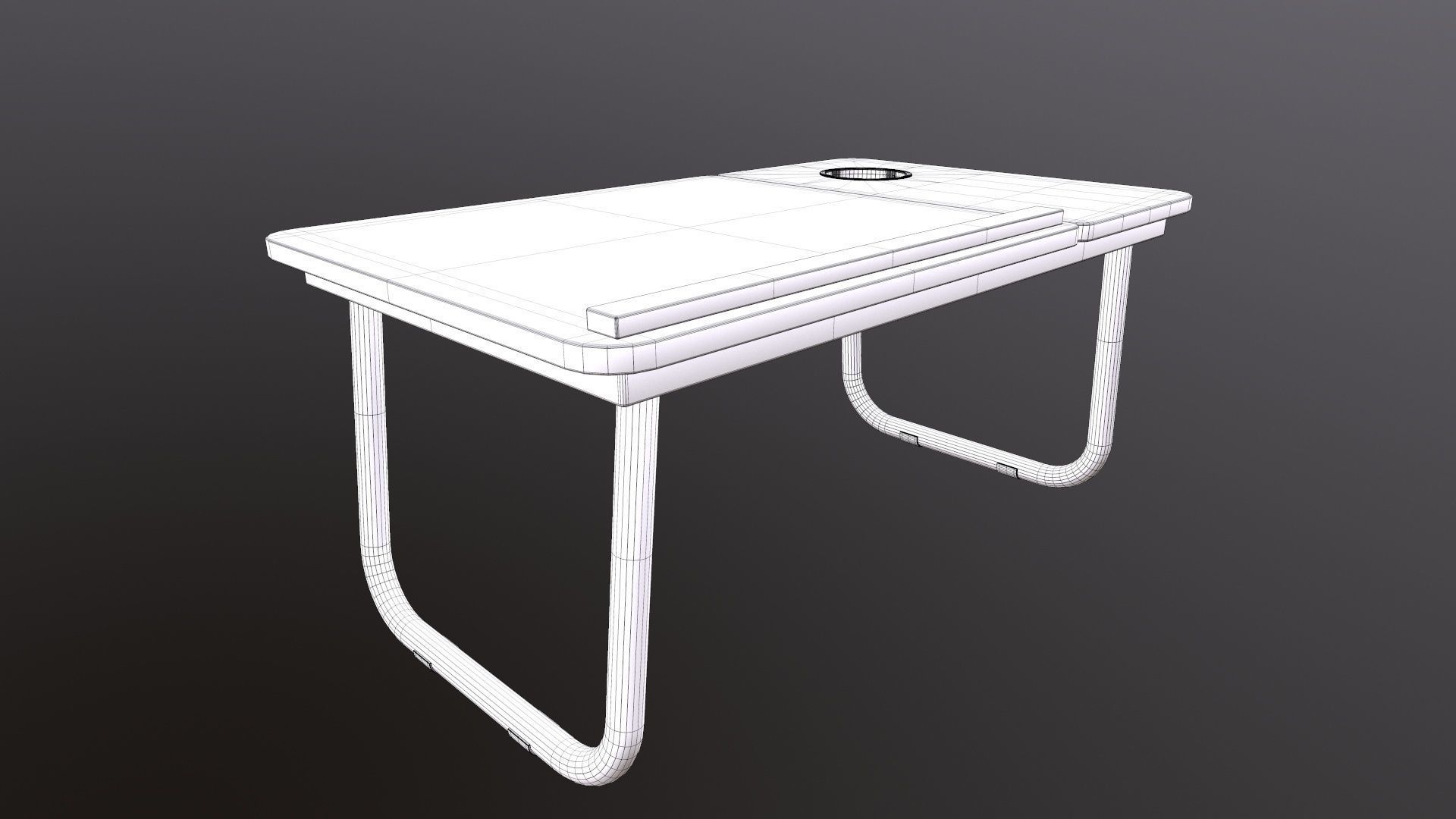 Computer Table 3D model_14