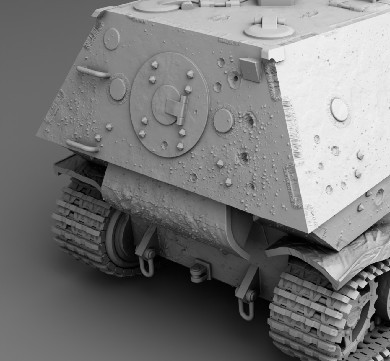 German Tank Ferdinand 3D print model_10