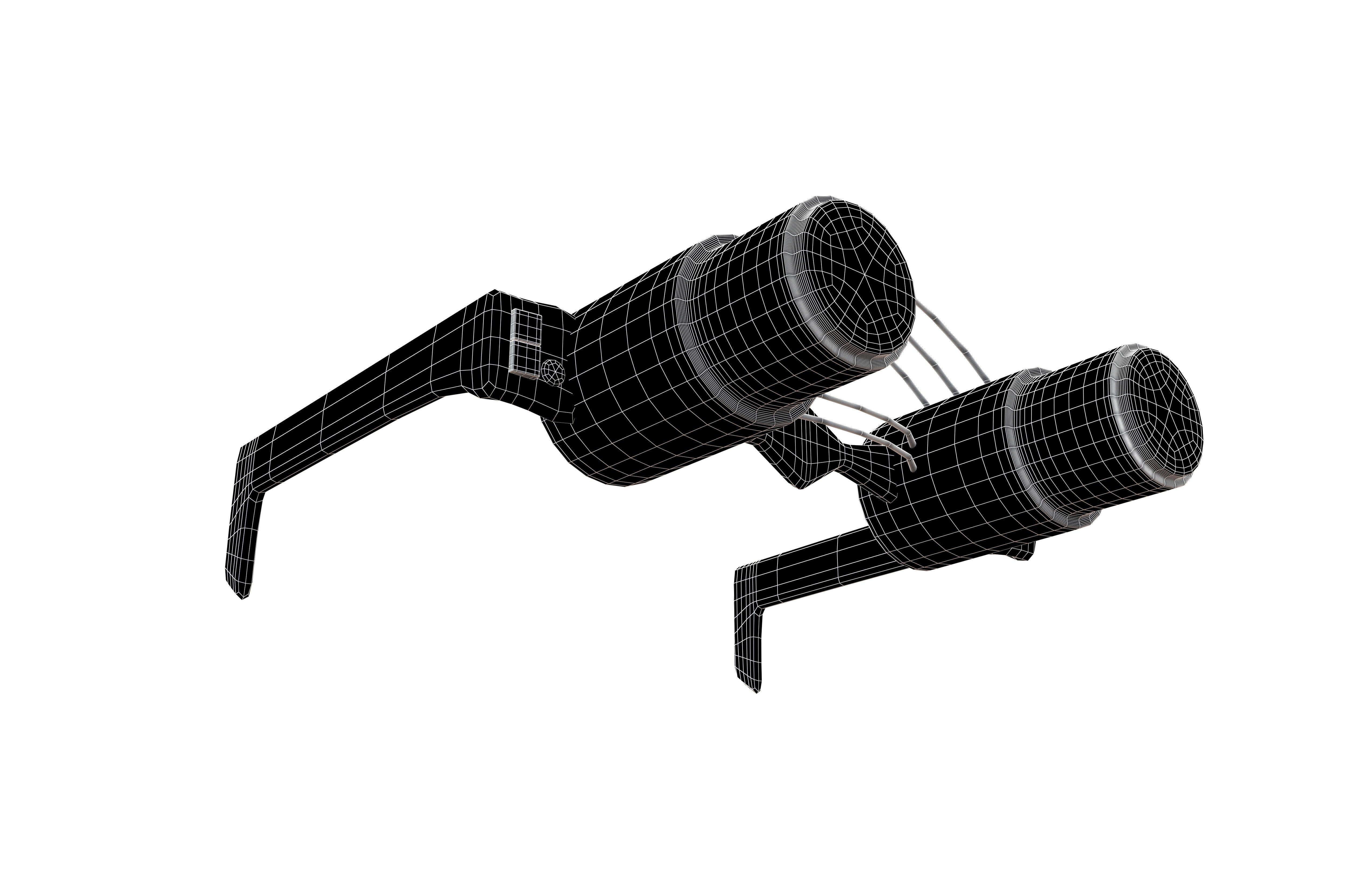 Future Technology Glasses v4 001 Low-poly 3D model_7