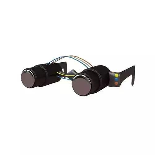 Future Technology Glasses v4 001 Low-poly 3D model Future Technology Glasses v4 001 Low-poly 3D model