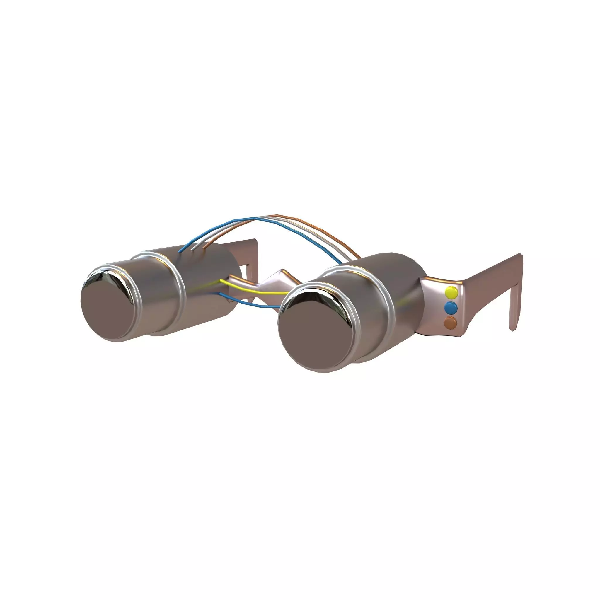 Future Technology Glasses v4 002 Low-poly 3D model_0