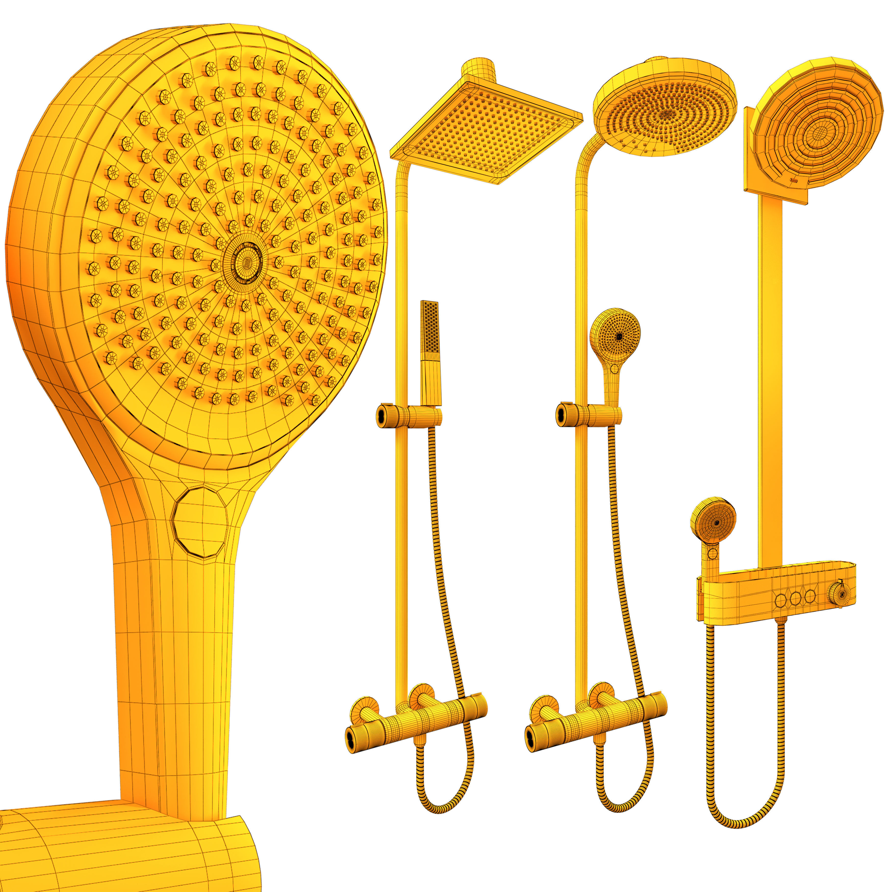 hansgrohe shower 3D model CGTrader