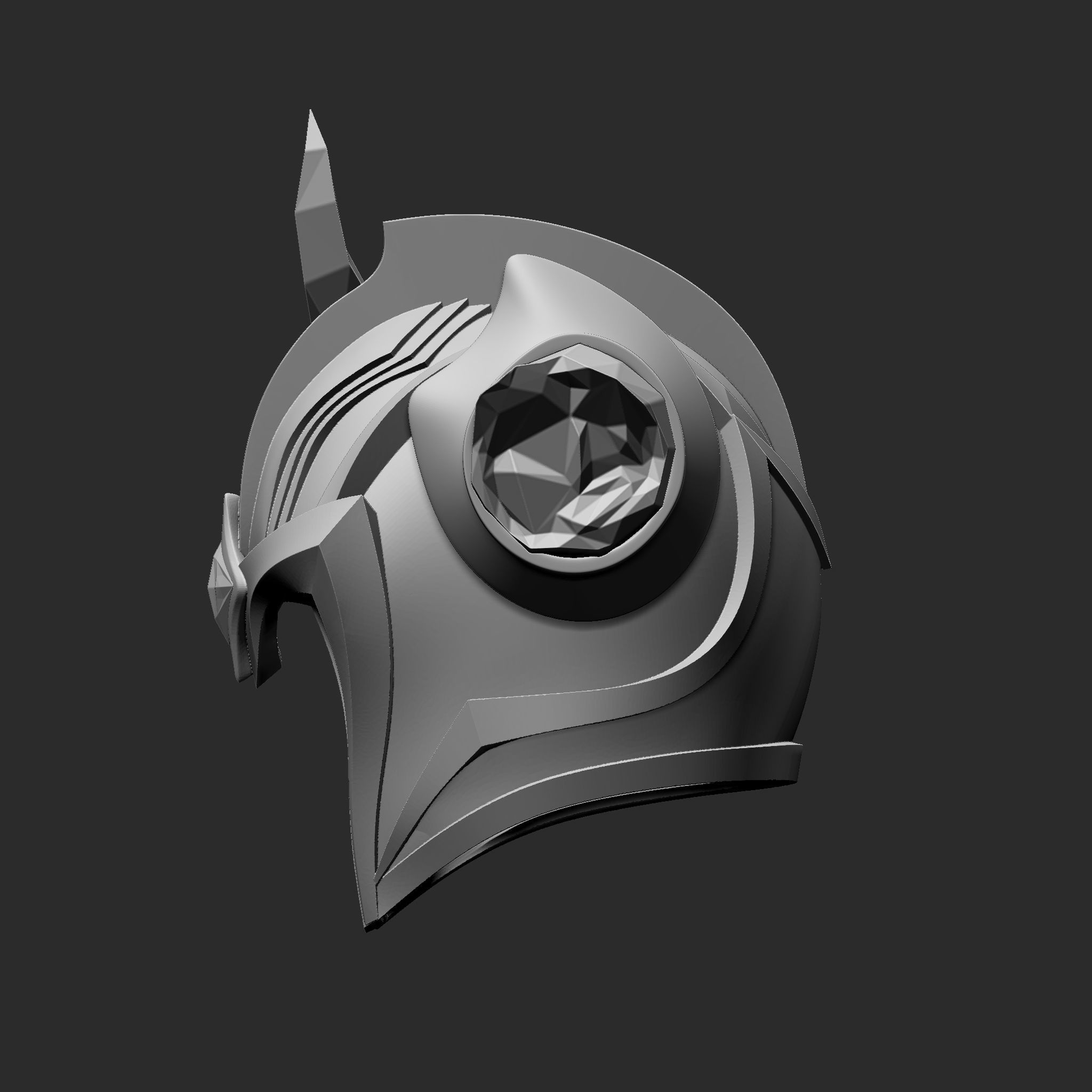 SEJUANI HELMET 3D print model_7