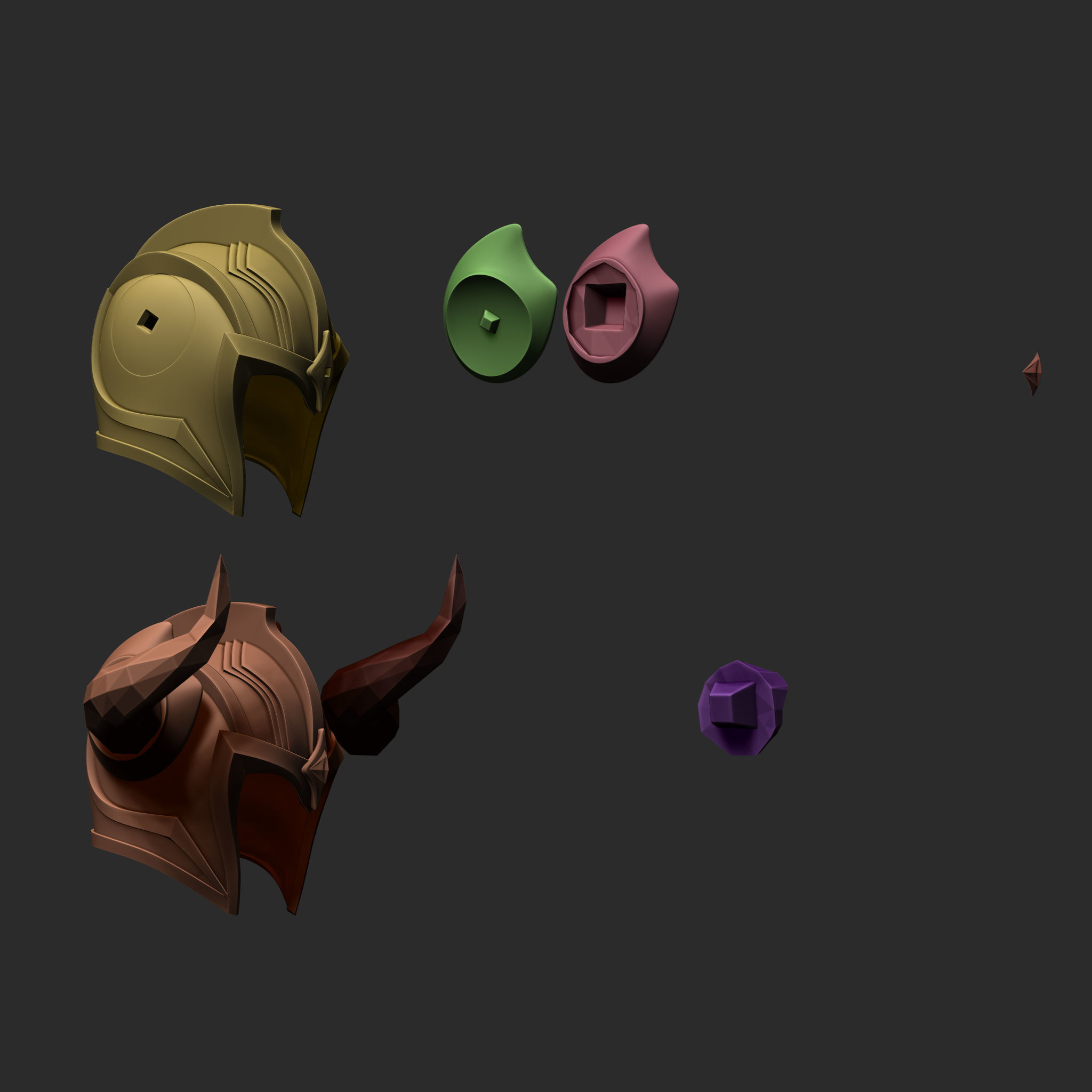 SEJUANI HELMET 3D print model_12