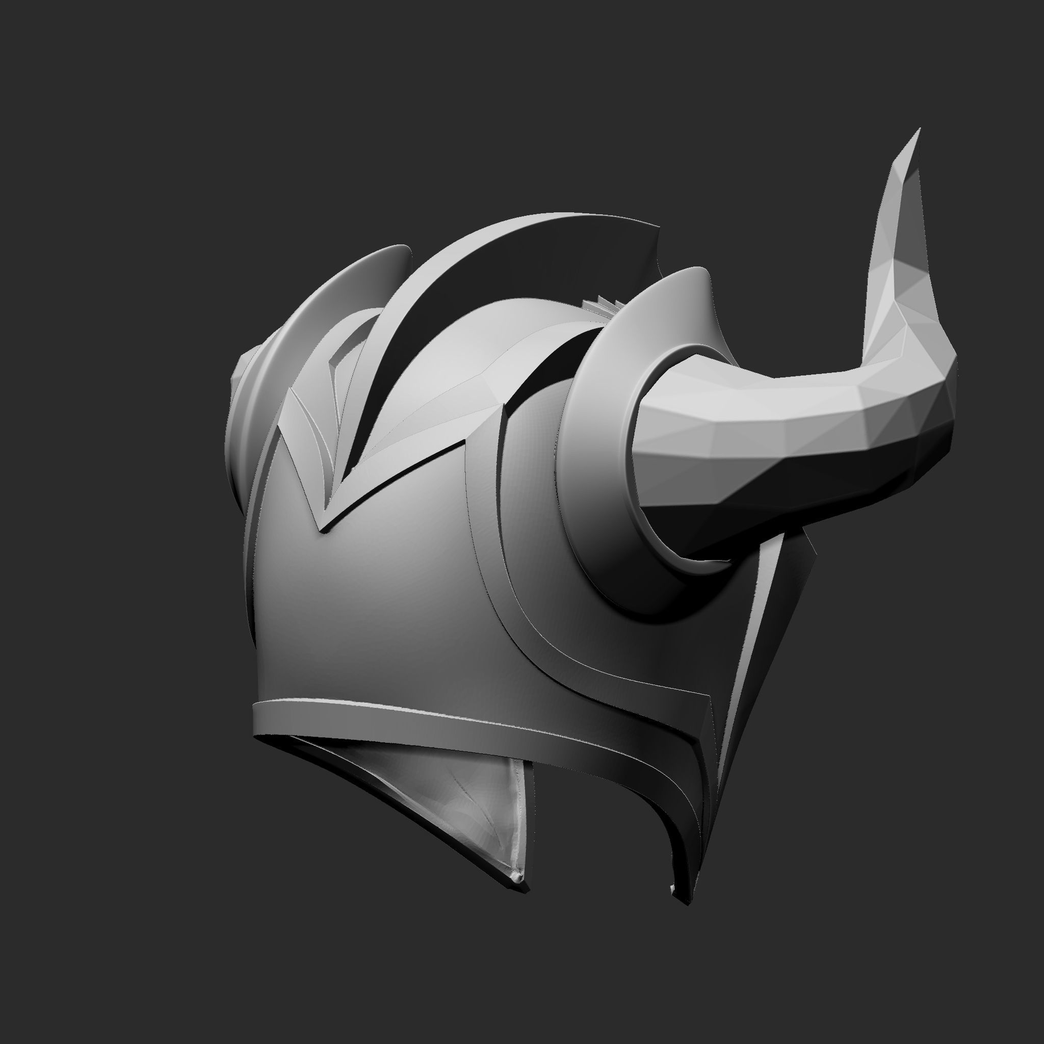 SEJUANI HELMET 3D print model_4