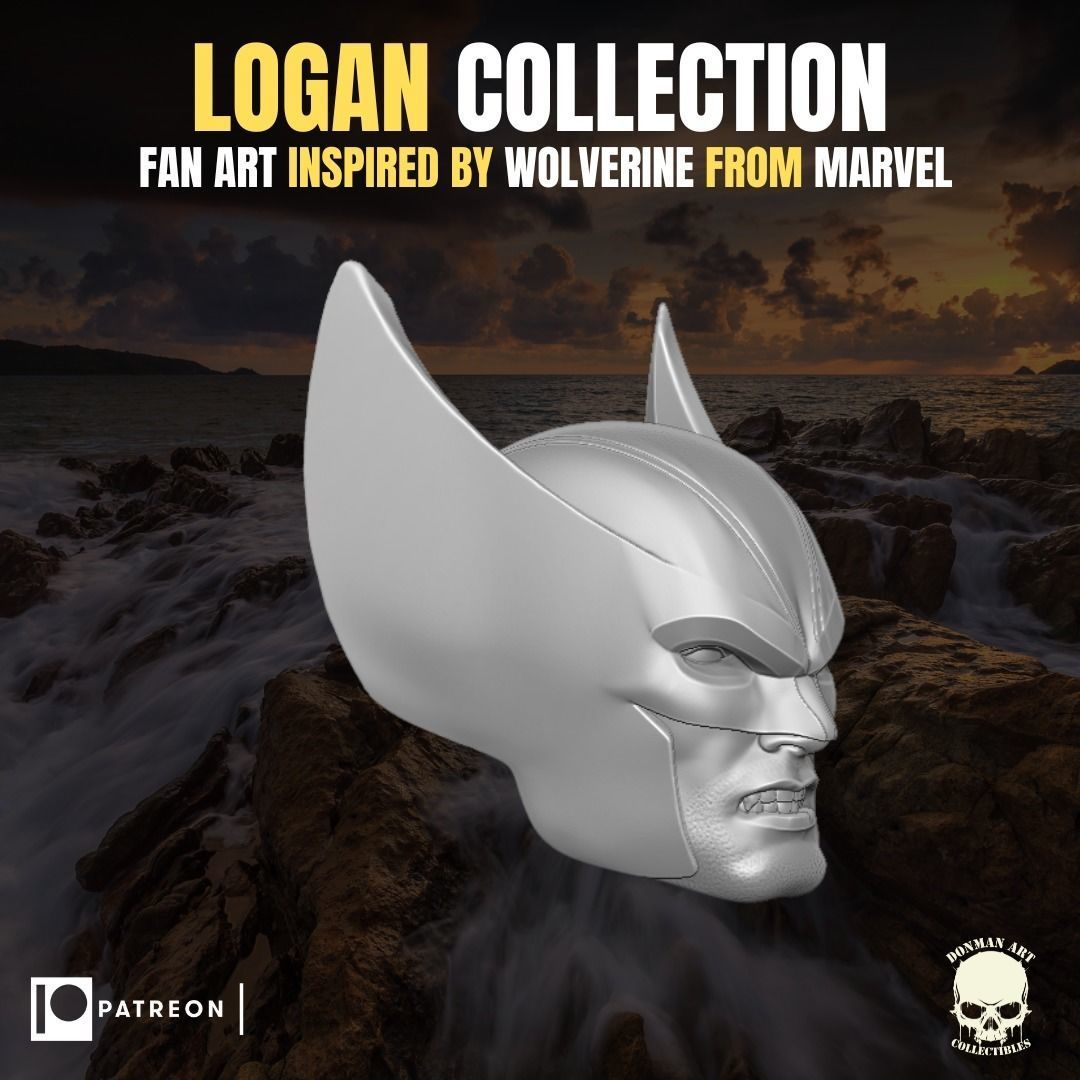 Logan Collection for action Figures fan art 3D print model_9