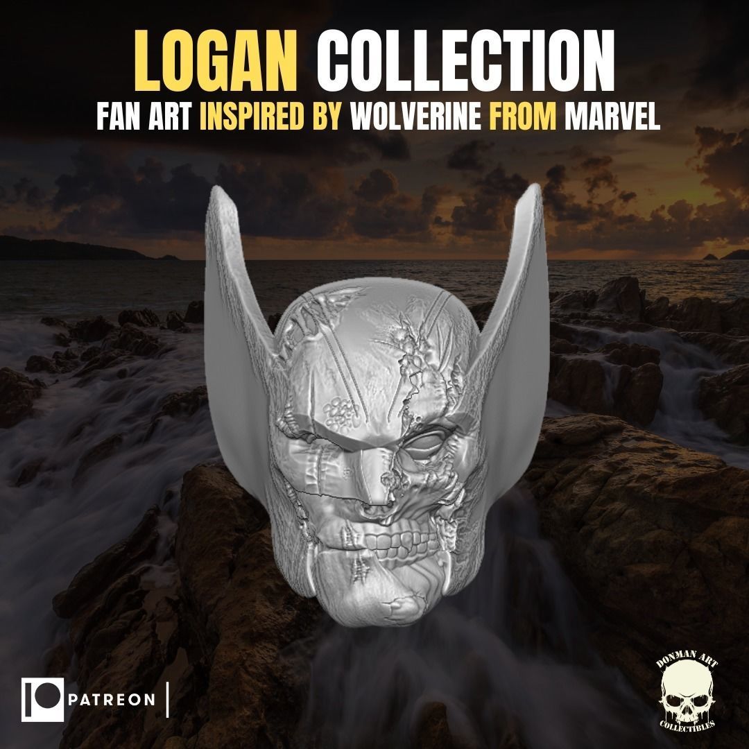 Logan Collection for action Figures fan art 3D print model_1