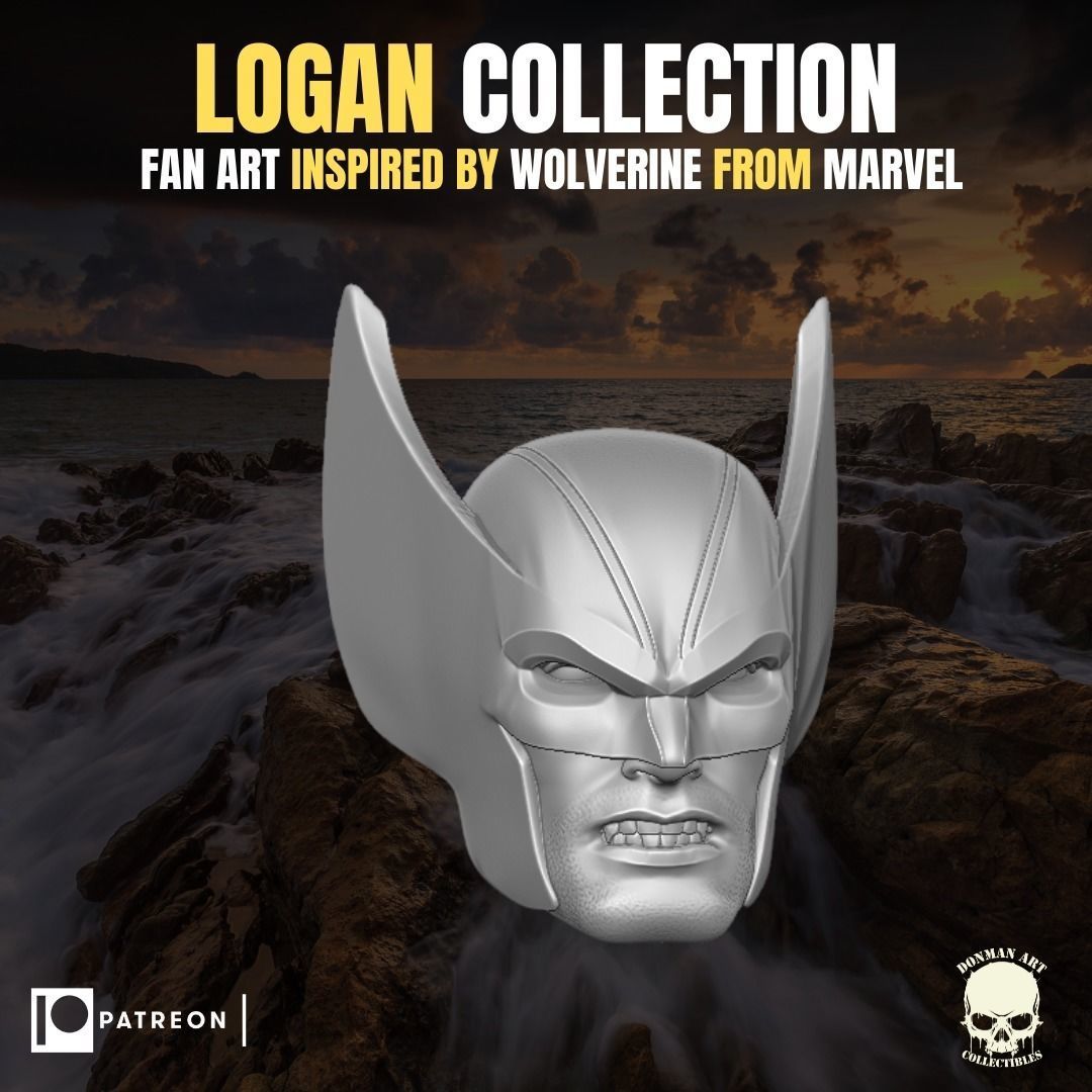Logan Collection for action Figures fan art 3D print model_7
