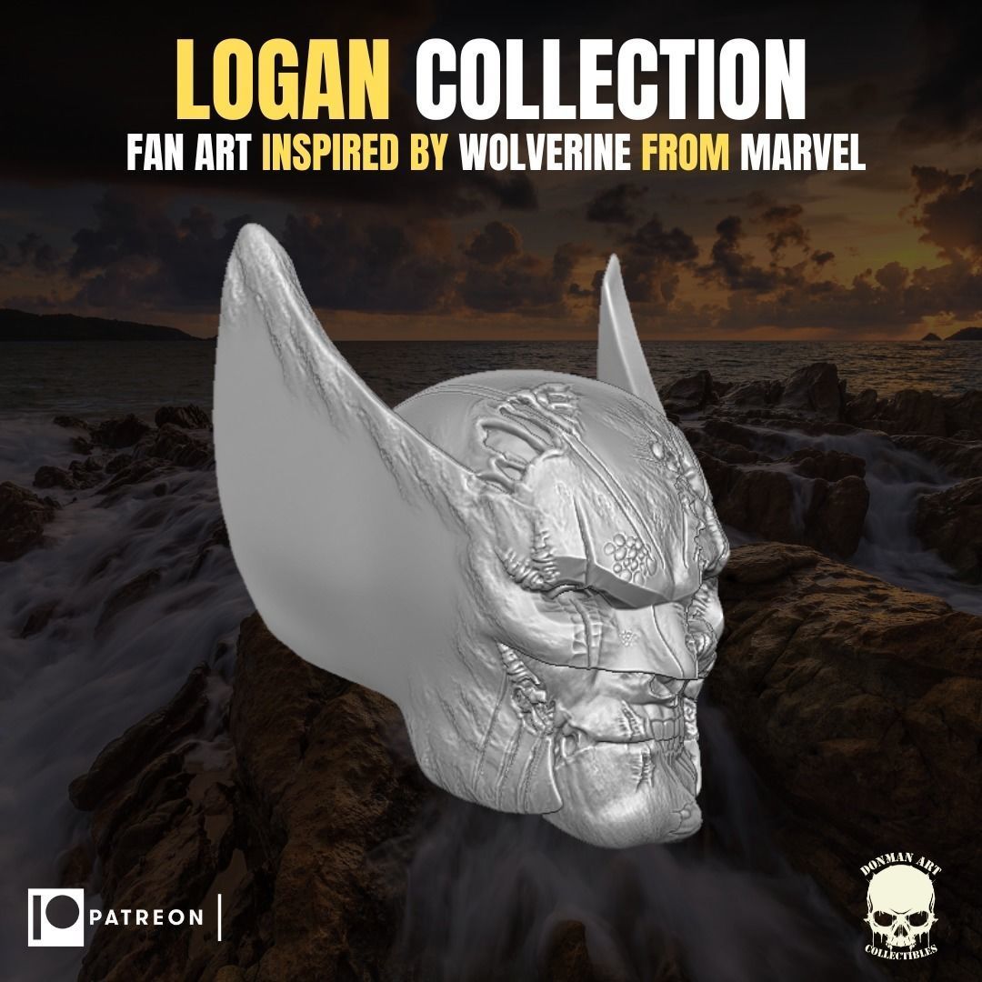 Logan Collection for action Figures fan art 3D print model_16