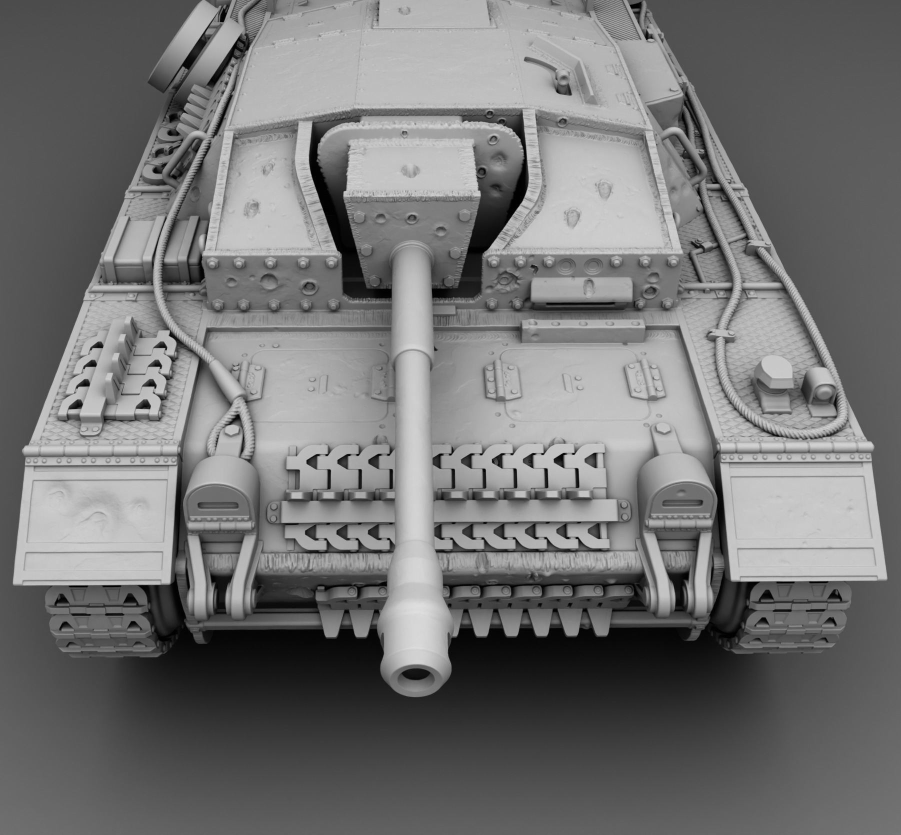 German Tank PZ Stug 3 3D print model_13