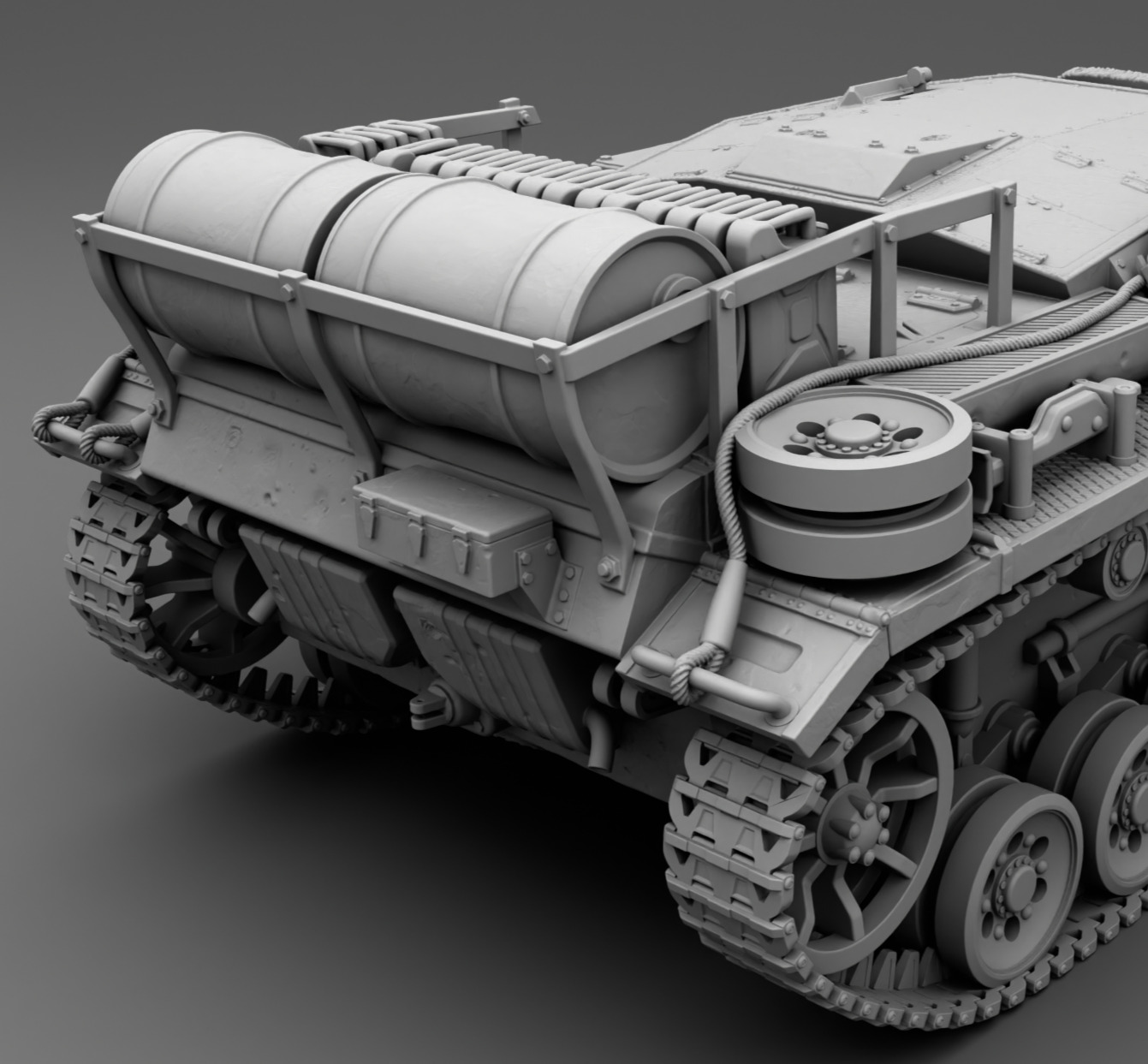 German Tank PZ Stug 3 3D print model_8