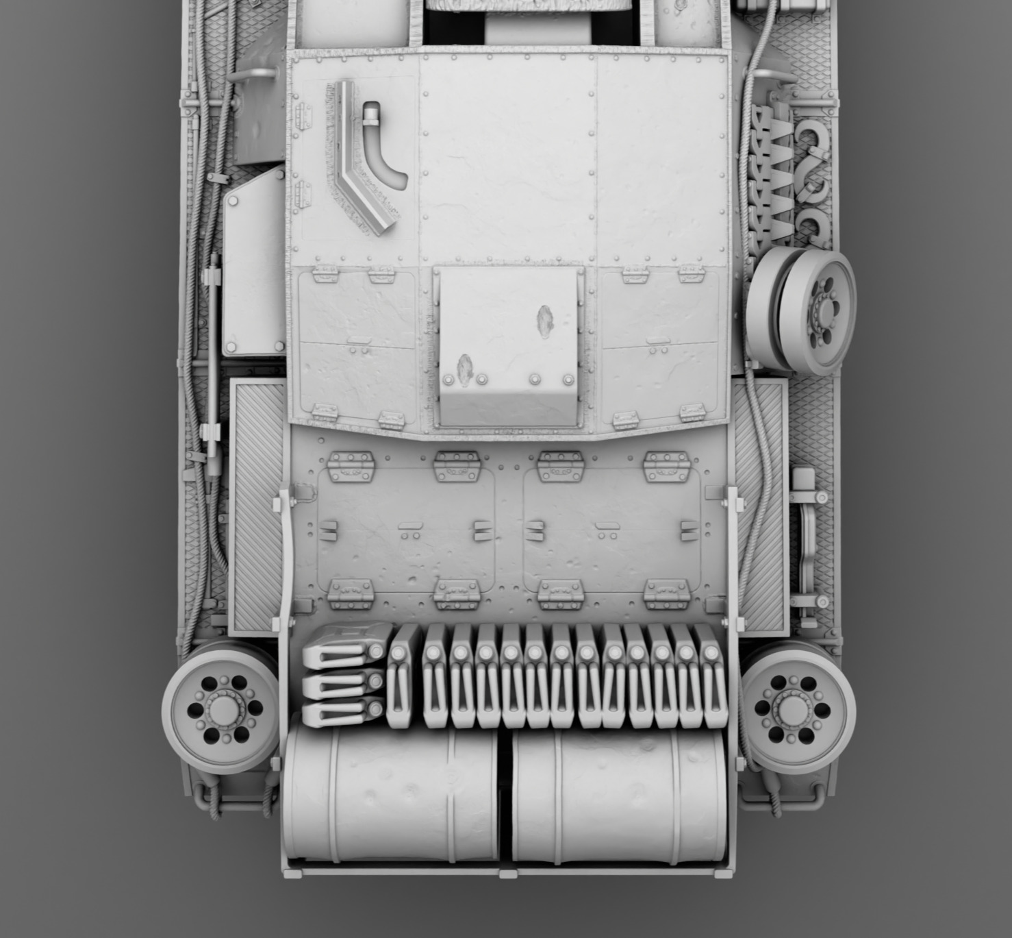 German Tank PZ Stug 3 3D print model_11