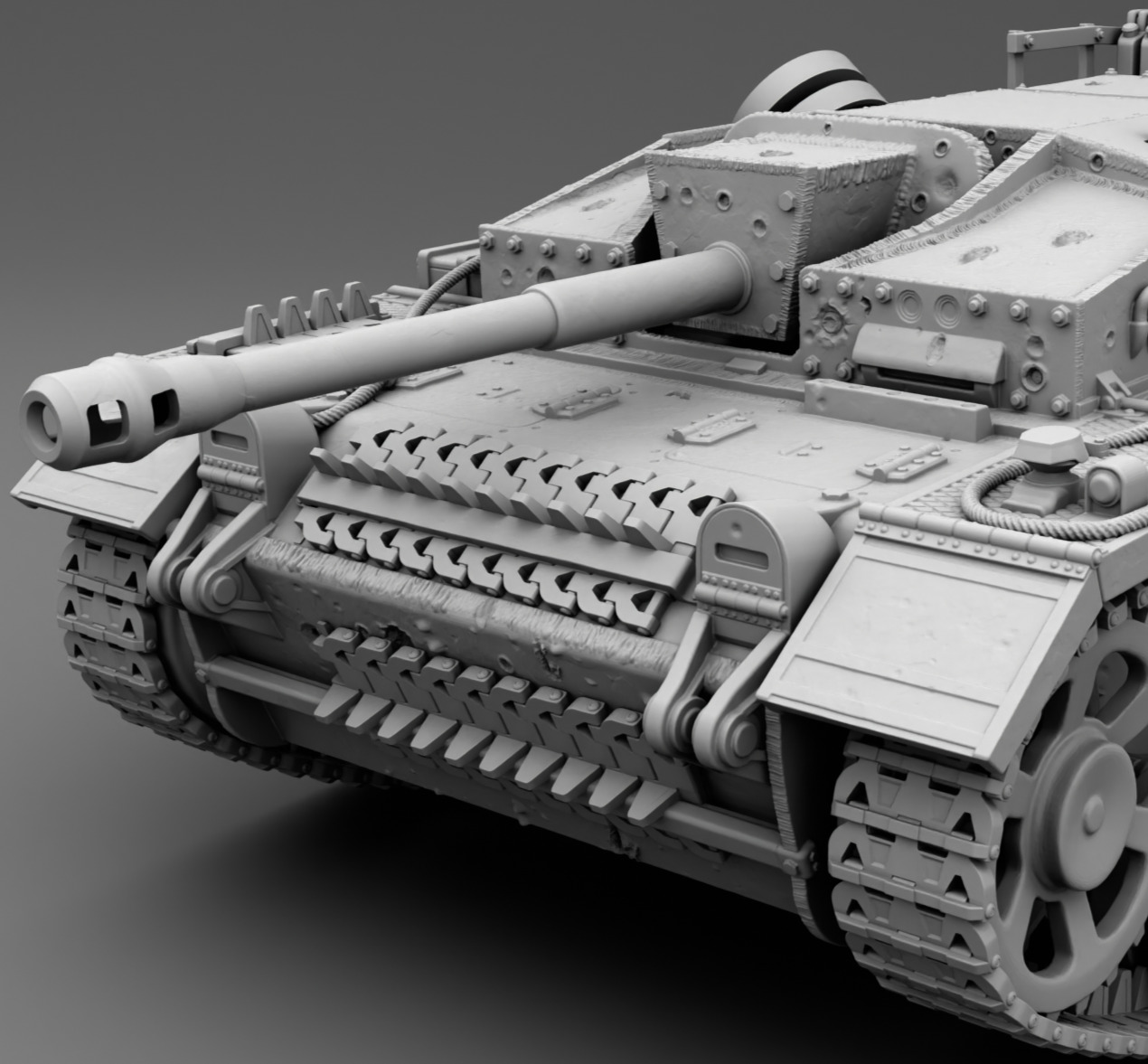 German Tank PZ Stug 3 3D print model_5
