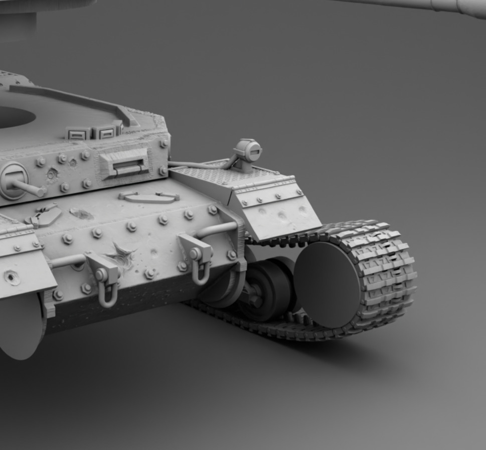 German Tank PZ Tiger 3D print model_15