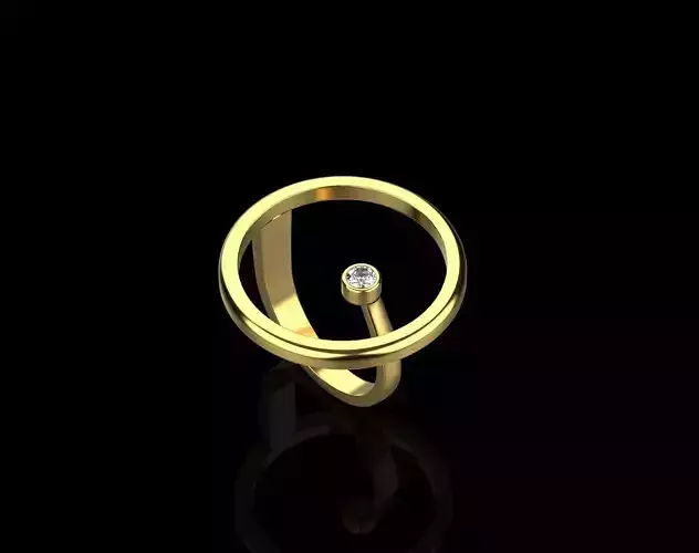 Ring with diamond N9