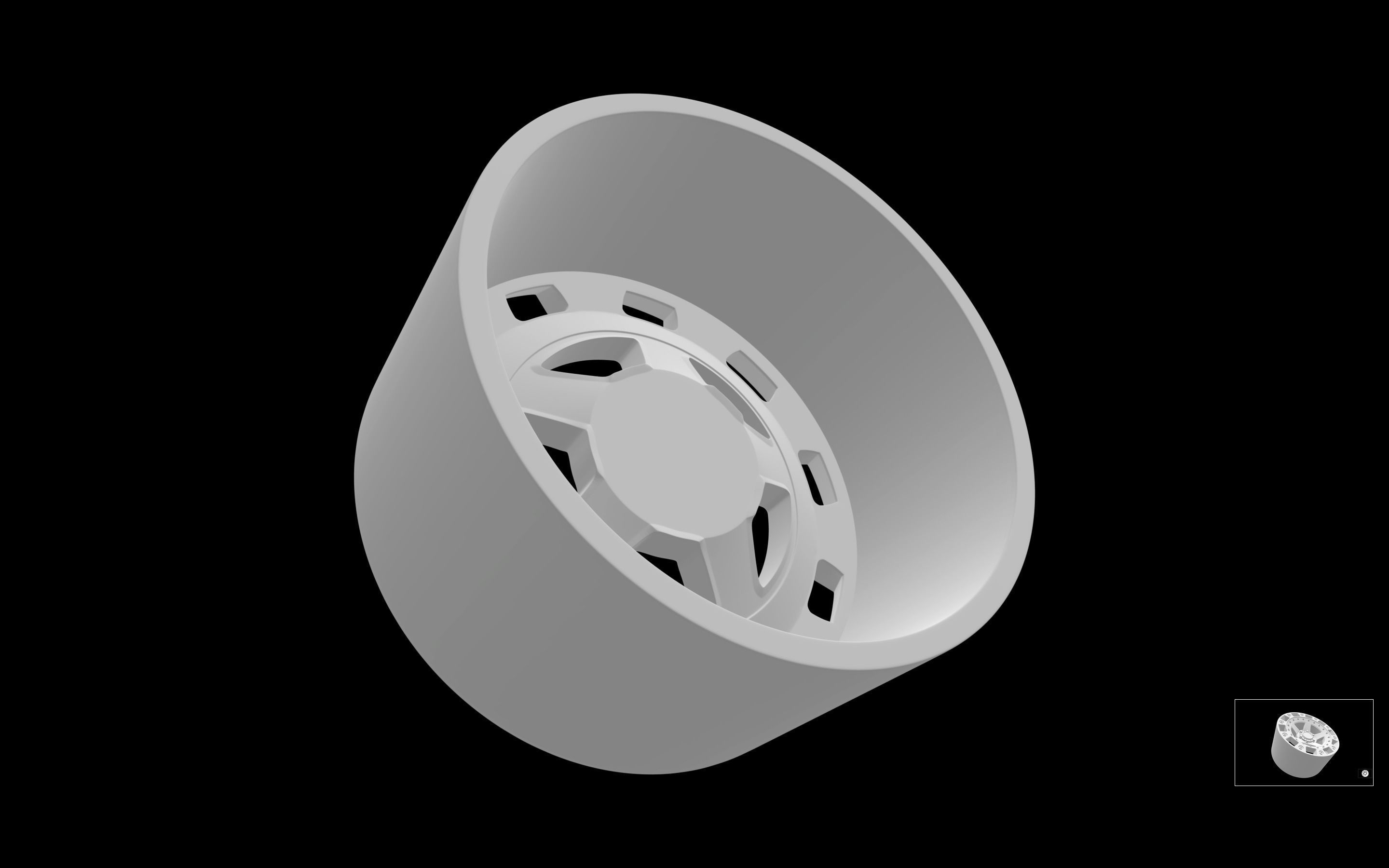 Black Rhino Cinco 3D print model_2