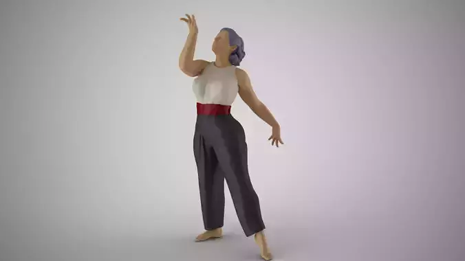 Woman Light as a Feather