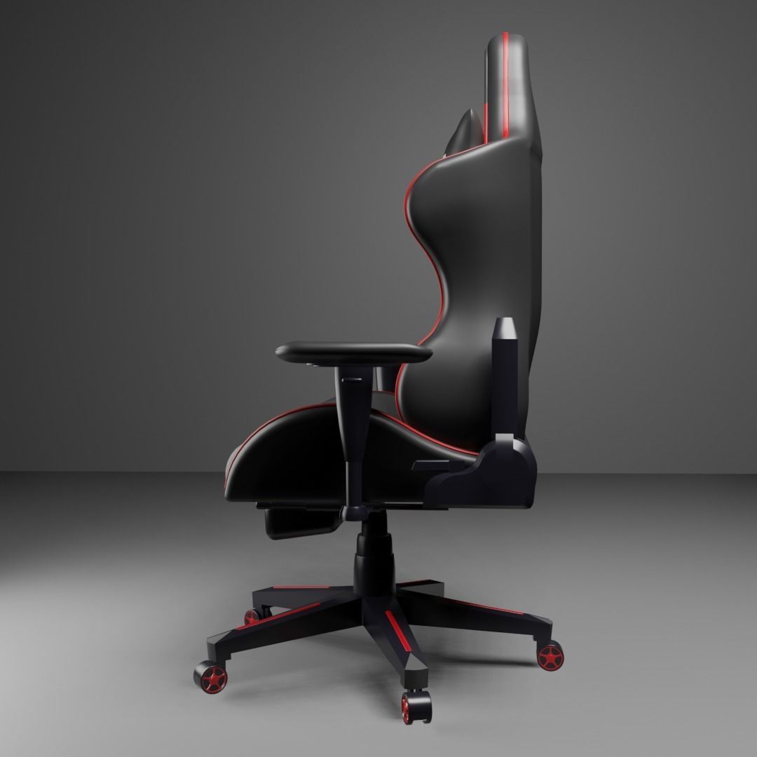 Hbada Ergonomic Gaming Chair 3D model CGTrader