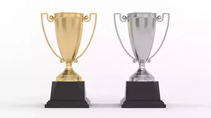 Cups Trophy 3D model