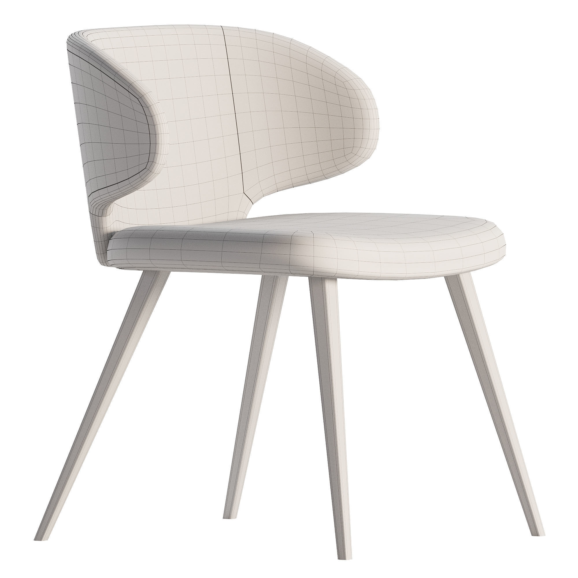 Harper Dining Chair by Modloft 3D model_6
