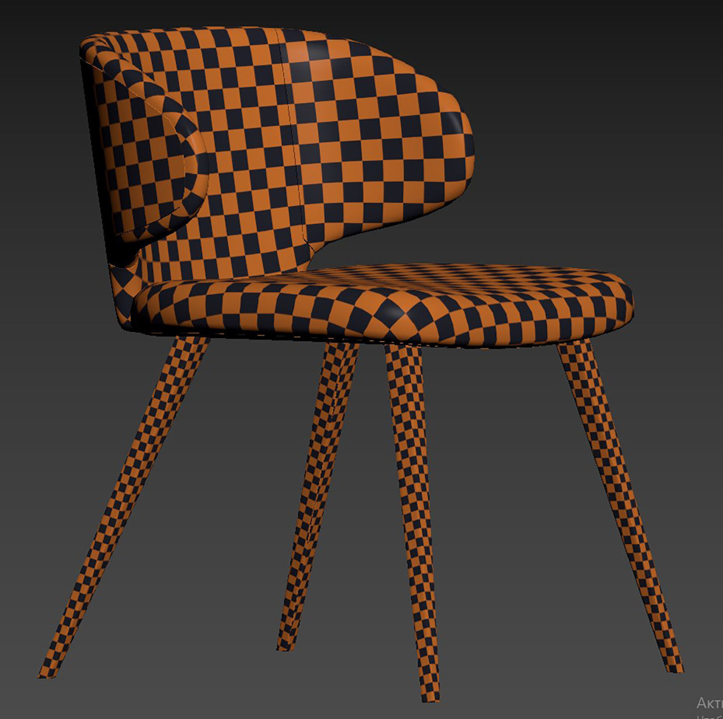 Harper Dining Chair by Modloft 3D model_8